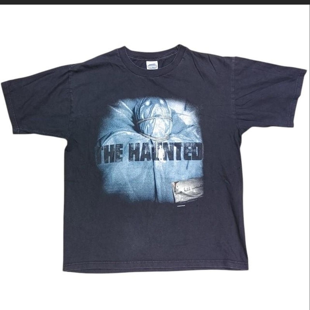 VTG 2003 The Haunted One Kill Wonder US Tour Shirt Cygnus Swedish Metal L